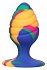 Рельефная цветная пробка на присоске Cheeky Swirl средняя фото 1