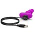 Анальные шарики с 2 моторчиками B-Vibe Triplet Anal Beads розовые фото 3