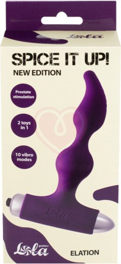 Анальный стимулятор с вибропулей Spice It Up New Edition Elation фиолетовый фото 2