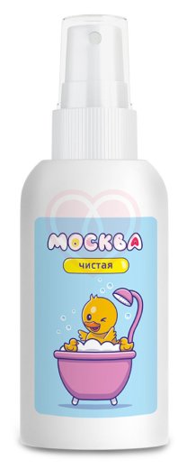 Спрей для очистки секс-игрушек Москва Чистая с ароматом спелой дыни 100 мл фото 1