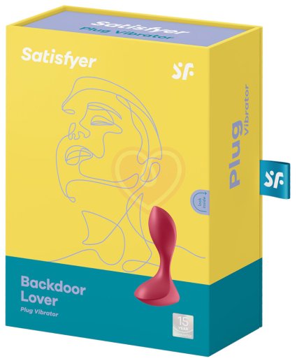 Анальная вибропробка Satisfyer Backdoor Lover красная фото 5