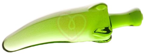 Стеклянный стимулятор Sexus Glass Green Pepper фото 1