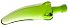 Стеклянный стимулятор Sexus Glass Green Pepper фото 1