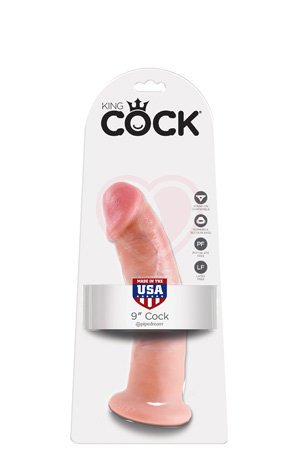 Фаллоимитатор на присоске King Cock 23 см телесный фото 3
