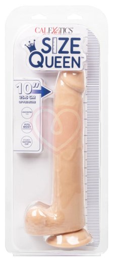Большой фаллоимитатор Size Queen 25 см телесный фото 3