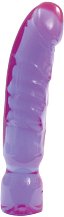 Большой фаллоимитатор Crystal Jellies 29 см фиолетовый