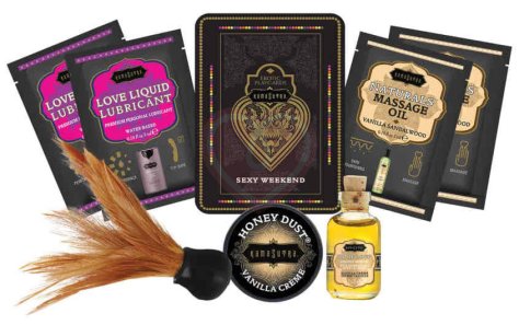 Набор эротической косметики KamaSutra The Weekender Tin Can Vanilla Ваниль фото 1