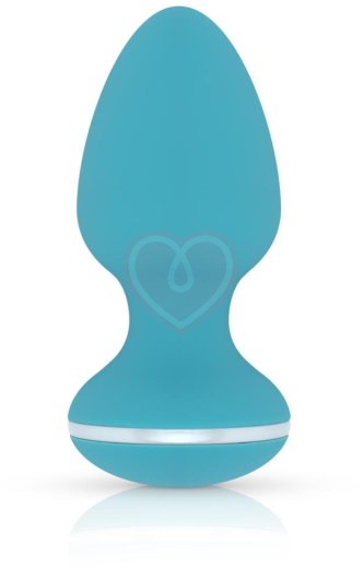 Анальная пробка с вибрацией Cala Azul Blanca Anal Plug голубая фото 1