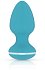 Анальная пробка с вибрацией Cala Azul Blanca Anal Plug голубая фото 1