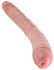 Фаллоимитатор двухсторонний гибкий King Cock Thick Double Dildo 40 см телесный фото 3