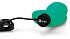 Ребристая вибропробка b-Vibe Twist Texture Plug зелёная фото 4