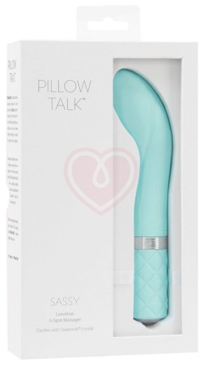 Вибратор для зоны G Pillow Talk Sassy G-Spot Vibrator бирюзовый фото 3