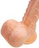 Реалистичный фаллоимитатор с мошонкой на присоске RealStick Nude Shaw телесный фото 4