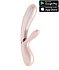 Вибратор с клиторальным стимулятором, подогревом и приложением Satisfyer Hot Lover жемчужный фото 1