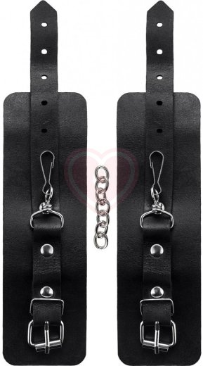 Однослойные наручники Pecado BDSM черные фото 5