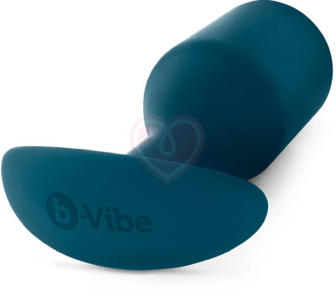 Утяжелённая анальная пробка для ношения b-Vibe Snug Plug 6 большая морская волна фото 4