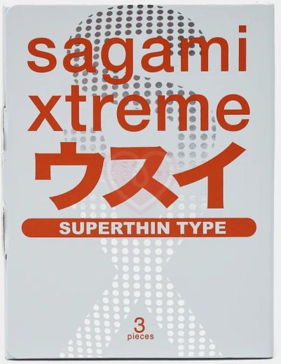 Ультратонкие презервативы Sagami Xtreme Superthin 004 3 шт фото 2