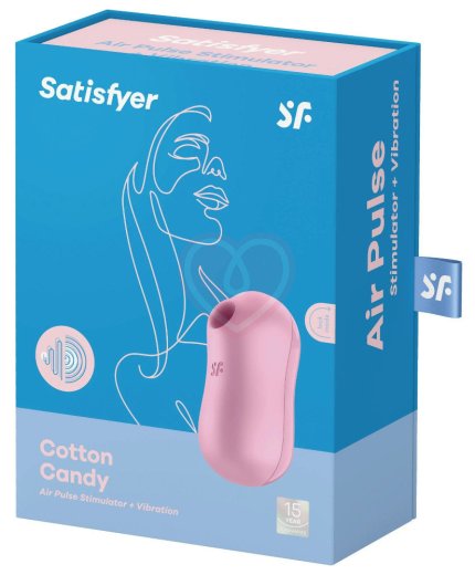 Вакуумный вибростимулятор Satisfyer Cotton Candy сиренево-розовый фото 2