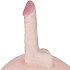 Надувной мяч с реалистичным вибратором Lux Fetish розовый фото 2