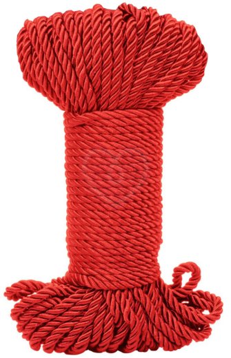 Верёвка Scandal BDSM Rope 30 метров красная фото 1