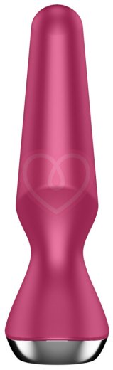 Анальная вибропробка Satisfyer Plug Ilicious 2 с приложением розовая фото 3