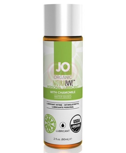 Органический водный лубрикант с экстрактом ромашки System JO Naturalove Organic 60 мл фото 1
