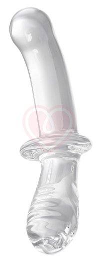 Двухсторонний фаллоимитатор Satisfyer Double Crystal из прозрачного стекла фото 1