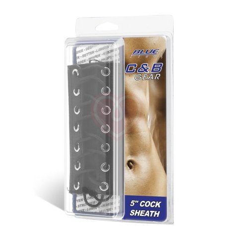 Сбруя для члена на шнуровке Cock Sheath 12,5 см фото 2