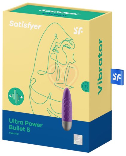 Рельефная вибропуля Satisfyer Ultra Power Bullet 5 фиолетовый фото 2