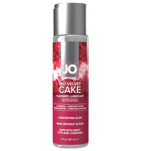 Съедобный лубрикант System JO H2O Flavored Red Velvet Cake торт Красный бархат 60 мл фото 1