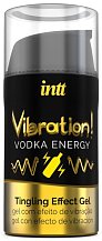 Стимулирующий гель со вкусом коктейля Intt Vibration! Vodka Energy 15 мл