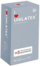 Рельефные точечные презервативы Unilatex Dotted 12 шт