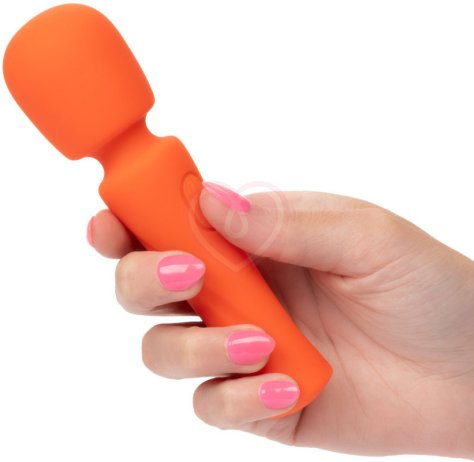 Мини-вибромассажёр Stella Liquid Silicone Mini Massager оранжевый фото 3