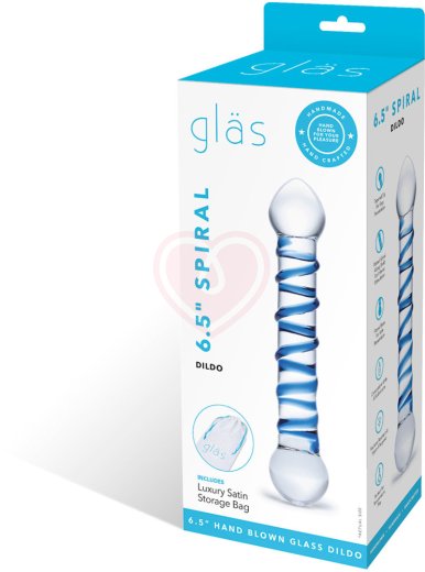 Стеклянный фаллоимитатор Glas Spiral Dildo фото 7