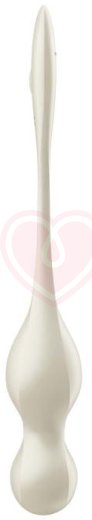 Вагинальные шарики с вибрацией Satisfyer Love Birds 1 белые фото 2