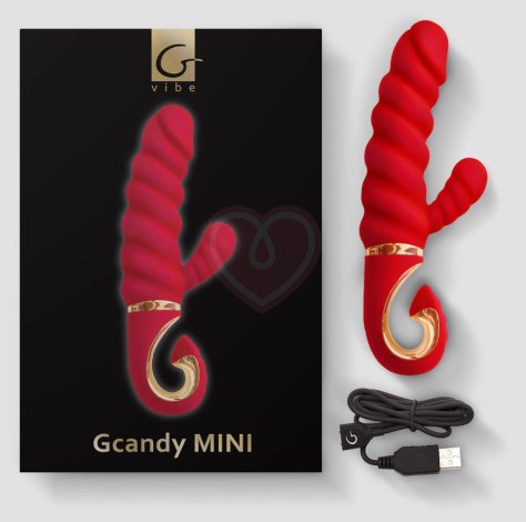 Рельефный вибратор Gvibe Gcandy Mini с кончиком для стимуляции клитора фото 3