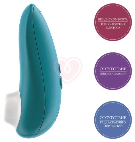 Вакуумный клиторальный стимулятор Womanizer Starlet 3 бирюзовый фото 3
