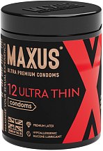 Набор ультратонких презервативов Maxus Ultra Thin X-Edition 12 шт с кейсом