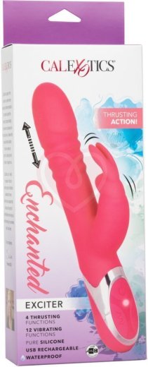 Вибратор-кролик с пульсацией Enchanted Exciter розовый фото 8