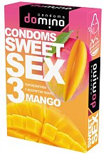 Оральные презервативы Domino Sweet Sex Манго 3 шт