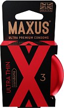 Презервативы ультратонкие Maxus Sensitive Ultra Thin 3 шт с кейсом