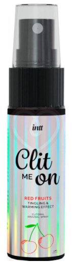 Возбуждающий спрей для клитора Intt Clit Me On Red fruits красные фрукты 12 мл фото 1