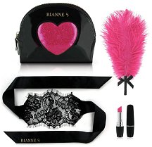 Набор романтичных мини-игрушек Rianne S Kit d'Amour с чёрной сумочкой