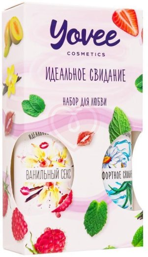 Набор для любви из 2 гелей-смазок Yovee с алоэ и со вкусом ванильных сливок фото 2