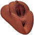 Мастурбатор вагина и попка PDX Plus Perfect Pussy Brown коричневый фото 1
