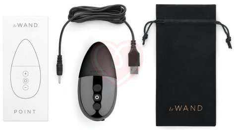 Утяжелённый мини-вибратор Le Wand Point чёрный хром фото 5