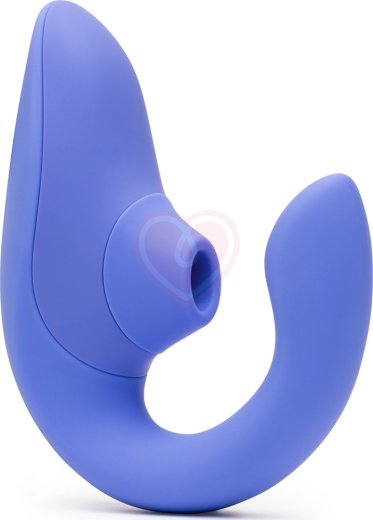 Вибратор для зоны G c бесконтактной стимуляцией клитора Womanizer Blend голубой фото 1