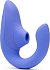 Вибратор для зоны G c бесконтактной стимуляцией клитора Womanizer Blend голубой фото 1