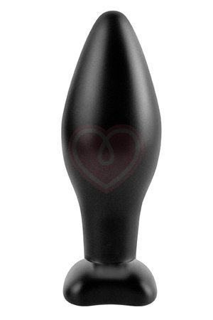 Анальная пробка Pipedream Medium Silicone Plug чёрная фото 2