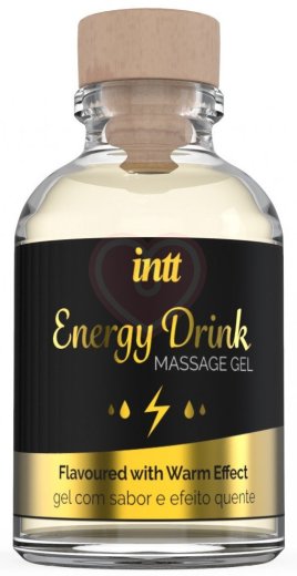 Разогревающий гель Intt Energy Drink со вкусом энергетика 30 мл фото 1